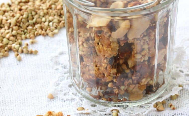 Buckwheat Peanut Tamari Granola - Truefoodsblog