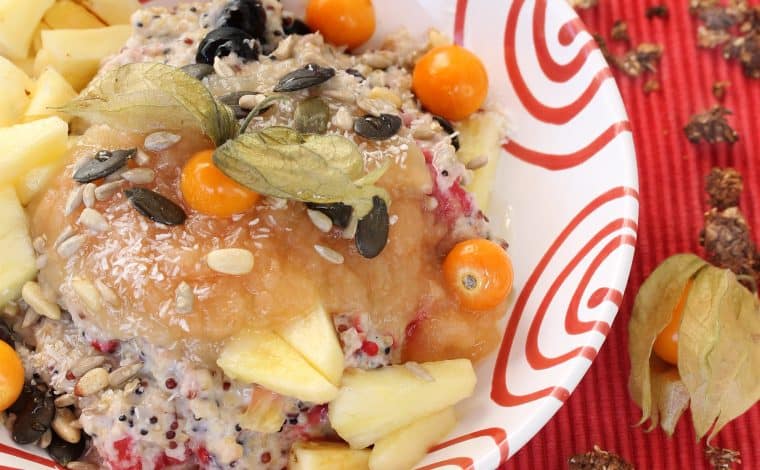 Vegan Tigernuts Quinoa tropical Breakfast - Truefoodsblog
