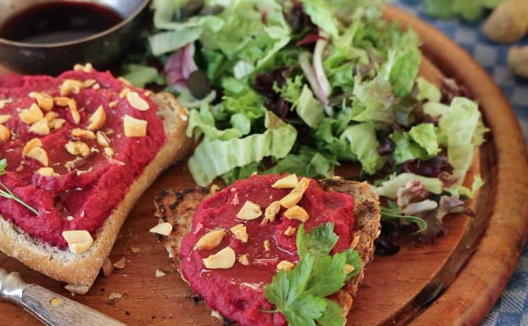 Red Beet Bruschetta Truefoodsblog