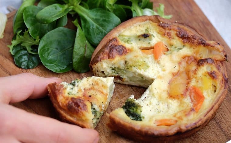 Mini Vegetarian Quiche- Truefoodsblog