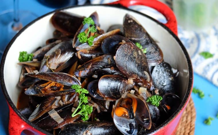 Mussles in Tomatosauce - Truefoodsblog