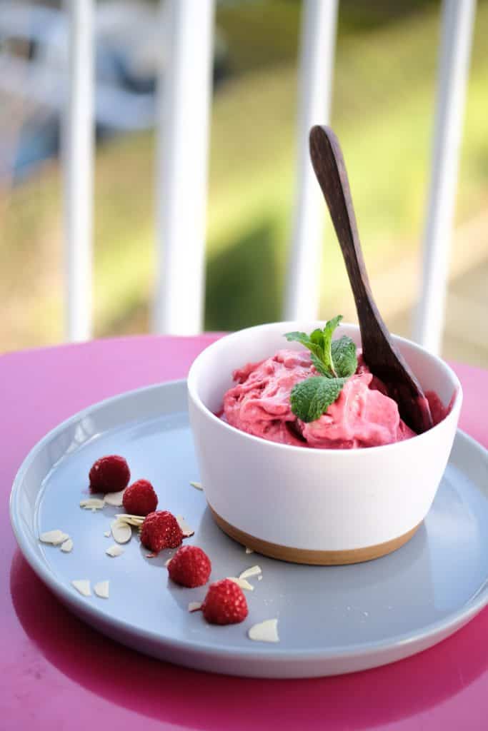 Raspberry Icecream -2- Truefoodsblog