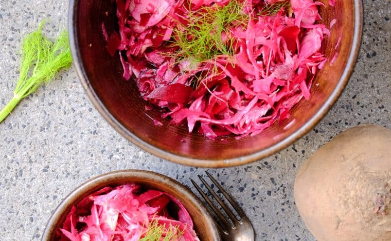 Red Beet & Fennel Salad - Truefoodsblog