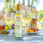 Italy, Castiglion Fibbochi, Fattoria La Vialla, Winetasting at the Piazzeta