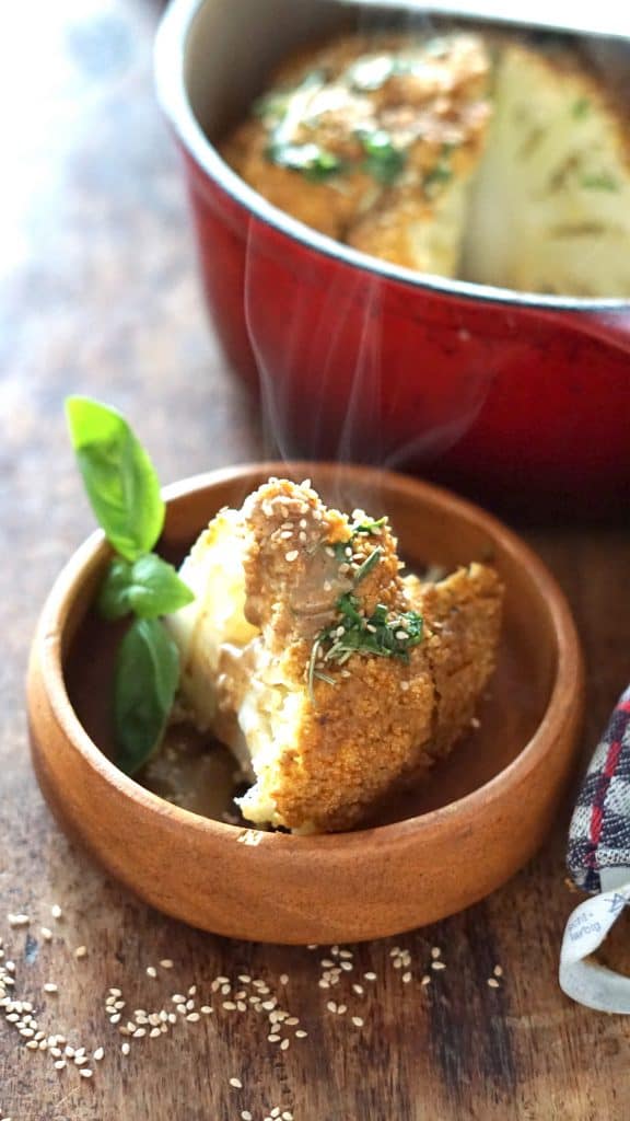 Cauliflower with Tahini sauce by Truefoodsblog 6